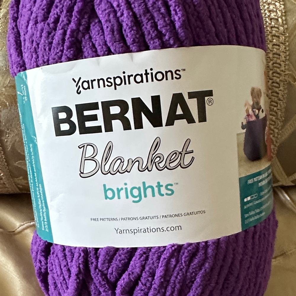 Blanket Yarn - POW Purple 1 left